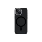 Youngkit iPhone 13 Uyumlu Kılıf Magsafe ile Uyumlu Youngkit Hidden Sand Serisi Kapak Siyah