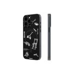 Youngkit İphone 14 Pro Max Uyumlu Kılıf Magsafe ile Uyumlu Desenli Plaything Serisi Kapak Siyah