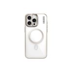Youngkit iPhone 14 Pro Max Uyumlu Kılıf Magsafe ile Uyumlu Youngkit Crystal Grid Gold