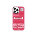 Youngkit iPhone 14 Pro Max Uyumlu Kılıf YoungKit Luggage FireFly Serisi Kapak, Pembe