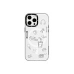 Youngkit iPhone 14 Pro Uyumlu Kılıf Magsafe ile Uyumlu Desenli Youngkit Plaything Serisi Kapak Beyaz