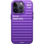 Youngkit iPhone 14 Pro Uyumlu Kılıf Mat Renkli Tasarım YoungKit Original Serisi Kapak Mor