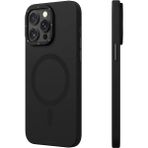 YoungKit iPhone 14 Pro Uyumlu Kılıf Velvet Magnet Serisi Kapak Siyah