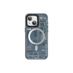 Youngkit iPhone 15 Plus Uyumlu Kılıf Magsafe ile Uyumlu YoungKit Technology Serisi Kapak Siyah