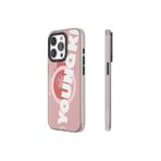 Youngkit iPhone 15 Pro Max Uyumlu Kılıf Magsafe ile Uyumlu Youngkit Binfen Serisi Yazı Temalı Kapak Pembe, 8683886776539