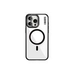 Youngkit iPhone 15 Pro Max Uyumlu Kılıf Magsafe ile Uyumlu Youngkit Crystal Grid Siyah