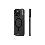 Youngkit iPhone 15 Pro Max Uyumlu Kılıf Magsafe ile Uyumlu Youngkit Rock Sand Serisi Kapak Siyah