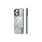 Youngkit iPhone 15 Pro Max Uyumlu Kılıf Magsafe ile Uyumlu YoungKit Technology Serisi Kapak Beyaz