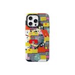 Youngkit iPhone 15 Pro Max Uyumlu Kılıf Magsafe Özellikli Bee Brown Youngkit Colorful Life Serisi Kapak Sarı