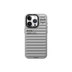 Youngkit iPhone 15 Pro Max Uyumlu Kılıf Mat Renkli Tasarım YoungKit Original Serisi Kapak Gümüş