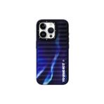 Youngkit İphone 15 Pro Uyumlu Kılıf Kuzey Işıkları Desenli Youngkit Aurora Serisi Mavi