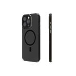 Youngkit iPhone 15 Pro Uyumlu Kılıf Magsafe ile Uyumlu Şeffaf Youngkit Crystal Shield Serisi Kapak Siyah