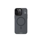Youngkit iPhone 15 Pro Uyumlu Kılıf Magsafe ile Uyumlu Standlı YoungKit Hermit Bracket Serisi Kapak Gri
