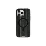 Youngkit iPhone 15 Pro Uyumlu Kılıf Magsafe ile Uyumlu Youngkit Ahşap Desenli Wood Forest Seri Kahverengi
