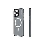 Youngkit iPhone 15 Pro Uyumlu Kılıf Magsafe ile Uyumlu YoungKit Crystal Color Serisi Kapak Siyah