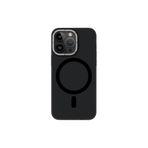 Youngkit iPhone 15 Pro Uyumlu Kılıf Magsafe ile Uyumlu Youngkit Hidden Sand Serisi Kapak Siyah