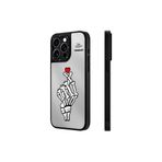 Youngkit İphone 15 Pro Uyumlu Kılıf Tobias Fonseca Tasarımlı Youngkit Mirror Kapak Siyah-Beyaz