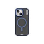 Youngkit iPhone 15 Uyumlu Kılıf Magsafe ile Uyumlu Youngkit Rock Sand Serisi Kapak Mavi