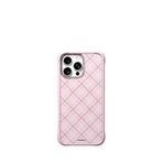 YoungKit iPhone 16 Pro Argyle Serisi Magsafe Uyumlu Pembe Telefon Kılıfı