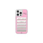 Youngkit iPhone 16 Pro Kılıf Aynalı ve Boncuklu Tasarım Youngkit Jump Serisi Kapak Pembe