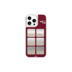 Youngkit iPhone 16 Pro Kılıf Aynalı ve Boncuklu Tasarım Youngkit Spirit Serisi Kapak Mürdüm