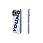 Youngkit iPhone 16 Pro Uyumlu Kılıf Magsafe ile Uyumlu Airbagli Çift Katmanlı Youngkit Future Serisi Mavi