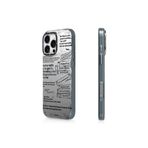 Youngkit iPhone 16 Pro Uyumlu Kılıf Magsafe ile Uyumlu Youngkit Literary Serisi Classic Kapak Gri