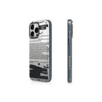 Youngkit iPhone 16 Pro Uyumlu Kılıf Magsafe ile Uyumlu Youngkit Literary Serisi Shakespeare Kapak Gri