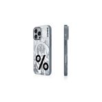 Youngkit iPhone 16 Pro Uyumlu Kılıf Magsafe ile Uyumlu Youngkit Mathematical Serisi Kapak Gümüş.