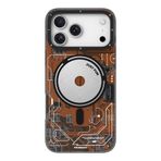 YOUNGKIT iPhone 17 Pro ile uyumlu Kılıf M-safeli Kamera Denetim Butonlu Youngkit Technology Serisi Kapak Turuncu