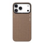 Youngkit İphone 17 Pro Kılıf M-Safeli Aramid Fiber Youngkit 1500D Kevlar Extreme Wing Serisi Titanyum - Gold
