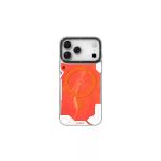 Youngkit İphone 17 Pro Max Uyumlu Kılıf M-Safeli Parlak Kumlu Sıvılı Galaxy Fantasy Serisi Kapak Turuncu