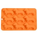 Youngwier Dachshund Silikon Buz Kalıbı, Dachshund Çikolata Kalıbı - Köpek Şekilli Silikon Kurabiye Kalıpları | 9 boşluklu Çikolata Kalıpları Buz Kalıbı Kek Kalıpları Jöle Puding için Pişirme Kalıbı