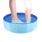 Youngwier Havuz Ayak Yıkama | 60 Cm Havuz Girişi İçin Ayak Banyo Leğeni - Büyük Ayak Temizleyici Yıkama Havuzu Açık Hava Ev Kamp İçin Yüzme Aksesuarları