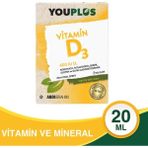 Youplus Vitamin D3 400'lü 20 ml Oral Damla