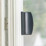 Your Day Mate Kapı Çekme Kolu, Gri RAL 7016, ASA Plastik, Teras Kapısı, Balkon Kapısı, Sürgülü Kapı için, 70 mm Delik Mesafesi, 25 mm Yükseklik, Plastik Pencere Çerçeveleri için Sap, Ahşap, Alüminyum, Deniz Kabuğu