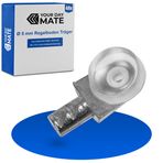 Your Day Mate Raf desteği, 48 ad, Ø 5 mm matkap delikleri için raf desteği, 14 x 10 mm destek yüzeyli, masif çelik, paslanmaz, yumuşak pedli raf tutucu, raf destek mobilyası, raf destek rafı