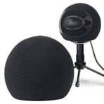 YOUSHARES Blue Snowball Ice Pop Filtresi - Mikrofon Rüzgar Koruması ve Pop Filtresi