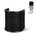 YOUSHARES Premium Pop Filtre, HyperX QuadCast 2 ile uyumlu mikrofon için pop filtresi, köpük sıçramalarını engeller, canlı yayın, ses kaydı vb. için kullanılır