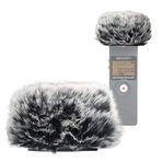YOUSHARES Zoom H1 Kaydedici Kısa Kürklü Açık Cam Muff, Pop Filtre/Rüzgar Kapak Kalkanı Zoom H1 Kullanışlı Taşınabilir Kaydedici Uyar
