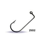 Youvella 2502 Delikli Uzun 100'lü Kutu Black Nikel Jig Head İğnesi