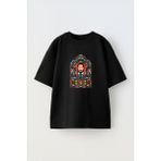 Youwinner John Wick Mezar Tasarım Baskılı Pamuk Sıyah Oversize T-Shirt - XL - Siyah