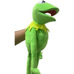Youxuan Kermit Kurbağa Peluş Karikatür Oyuncak El Kuklası (Yurt Dışından) - Yeşil
