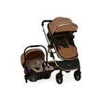 Yoyko City Seyahat Sistem Bebek Arabası 3 in 1 Kahverengi Rose