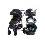 Yoyko Luxury 3 In 1 Siyah Rose Travel Sistem Bebek Arabası