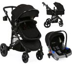 Yoyko Ultimate Travel Sistem 3 in 1 Siyah Bebek Arabası