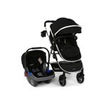 YoykoCity Seyahat Sistem Bebek Arabası 3 In 1 Siyah Silver