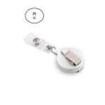 Yoyo Plastik 3532- Yuvarlak-32Mm-Kancali-Klipsli-Beyaz 25'li