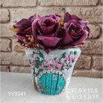 Yoyomold Ahşap Kapılı Saksı