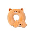 Yoyoso Kedi Boyun Yastığı ve Göz Maskesi – Kahverengi